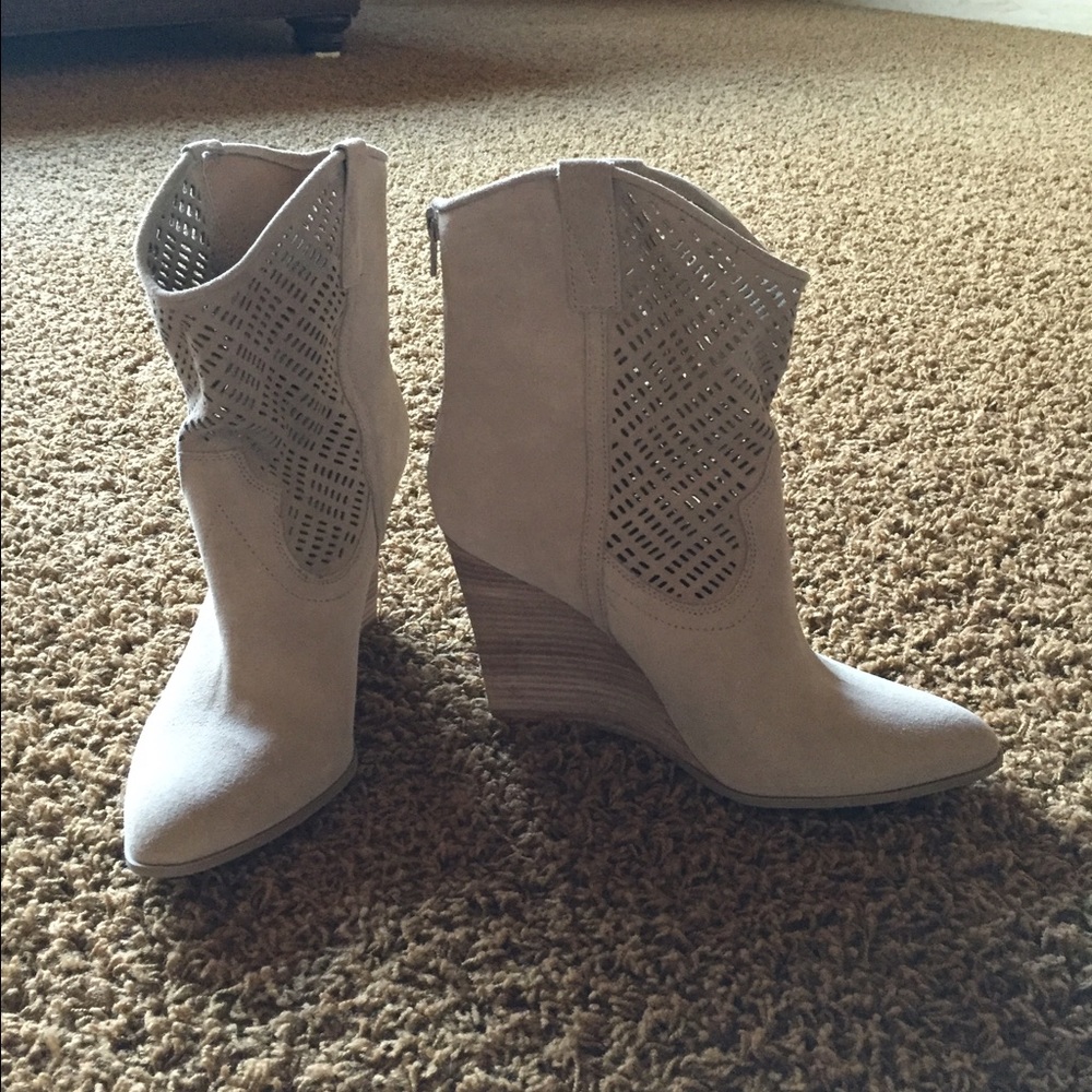 Suede Ankle Boots Size 10