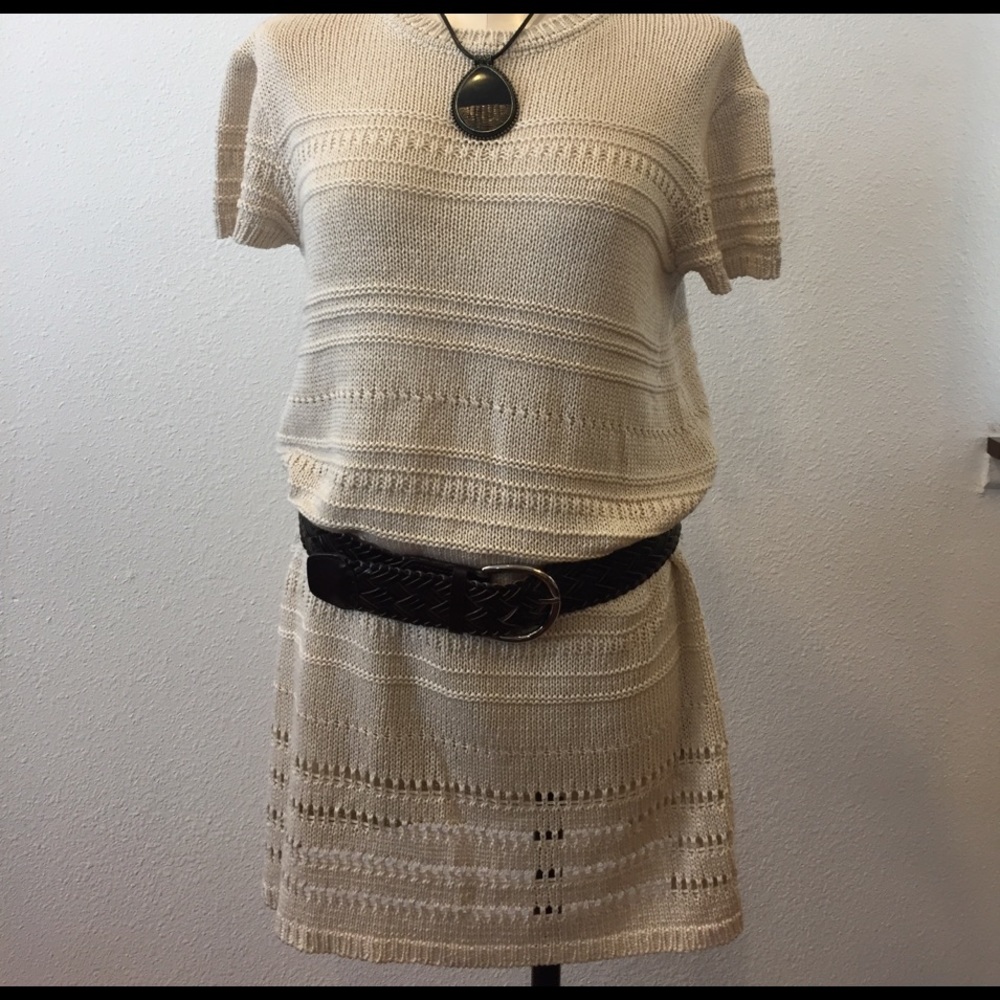 Zara crotchet dress Small