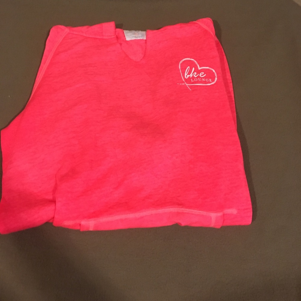 Hot pink buckle lounge hoodie