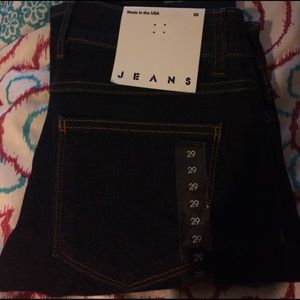 American Apparel Skinny Jeans | Dark Denim