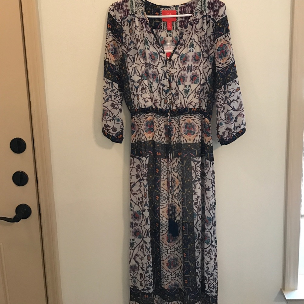 Printed maxi dress