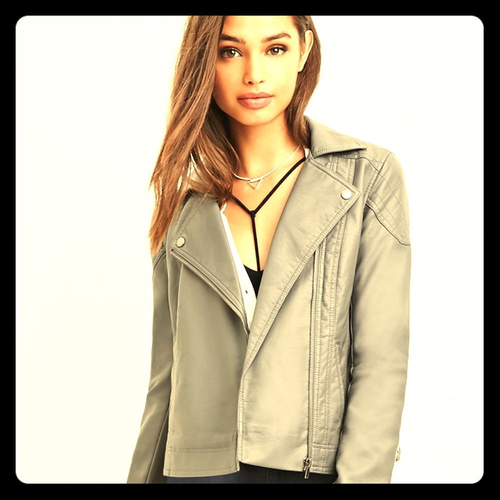 💕MOTO FAUX LEATHER JACKET💕