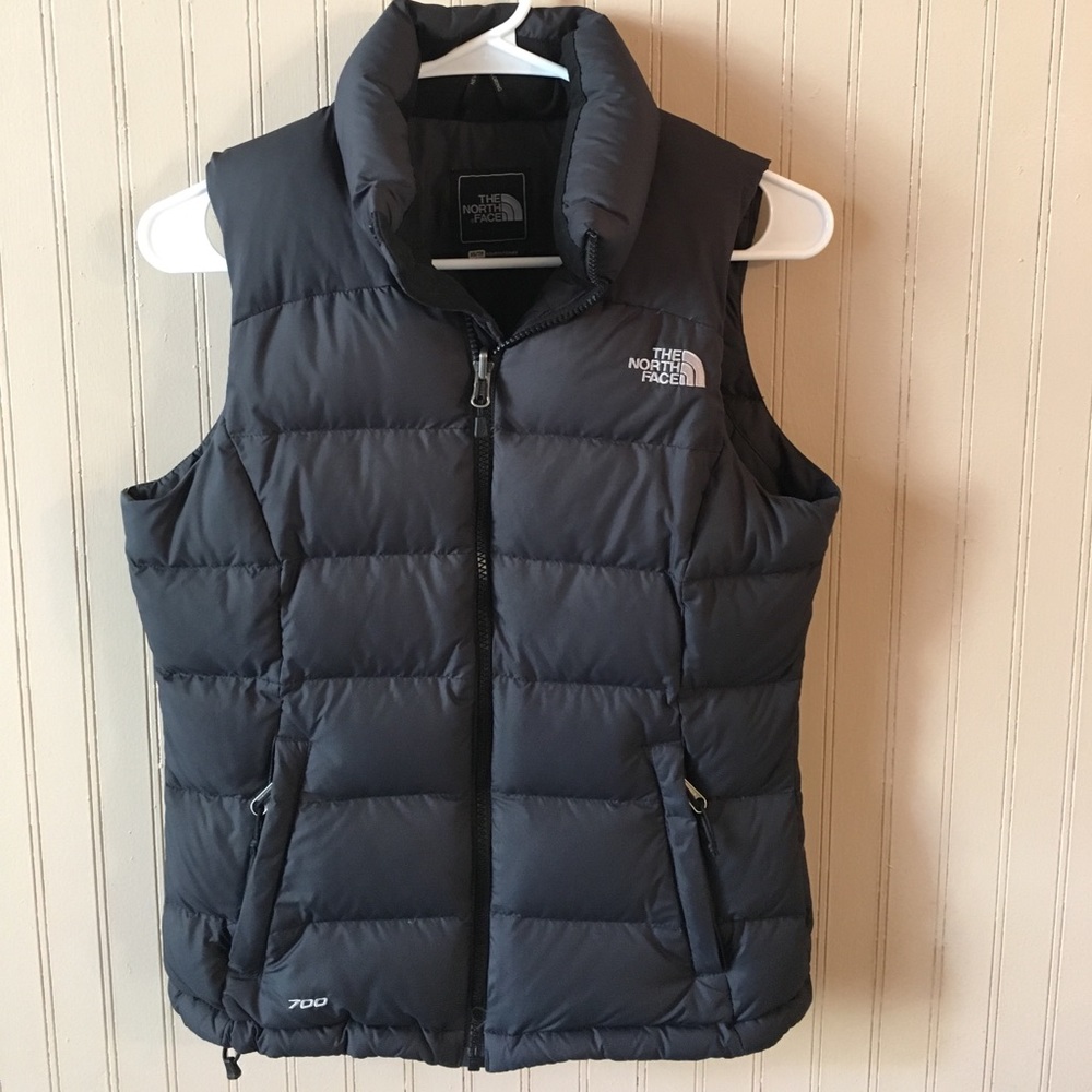 Black 700 North Face vest