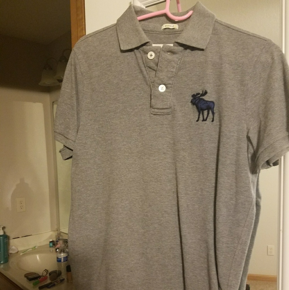 Mens Abercrombie and Fitch Rugby Polo