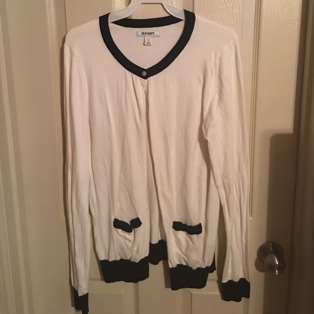 Black and White Cardigan