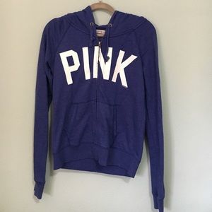 VS pink zip up Hoodie