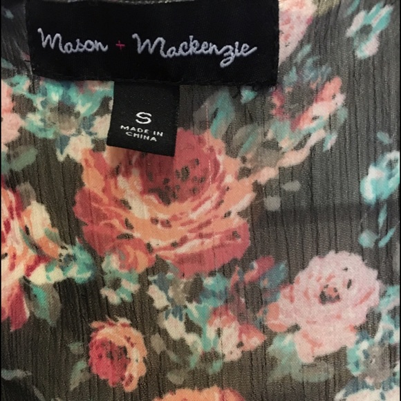 Loose fit Floral Sheer Cardigan - Picture 2 of 4