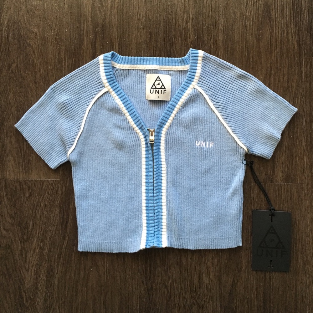 Unif Frolic Top - Baby Blue