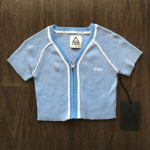 Unif Frolic Top - Baby Blue