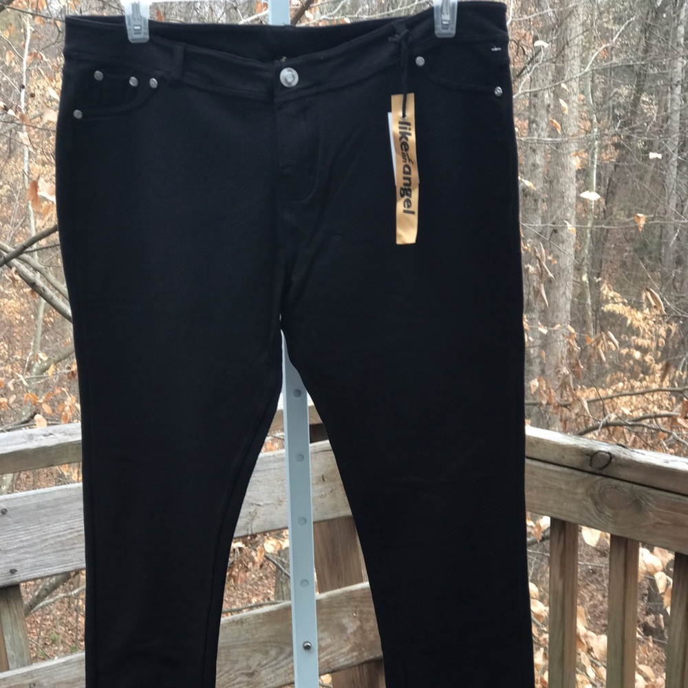 Black Stretch Skinny Pants