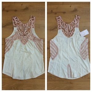 Luxe Tank with Intricate Ribbon Detail
