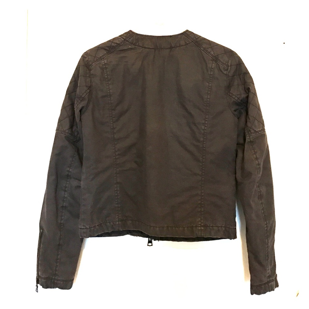 Grey gap canvas jacket - Picture 2 of 3