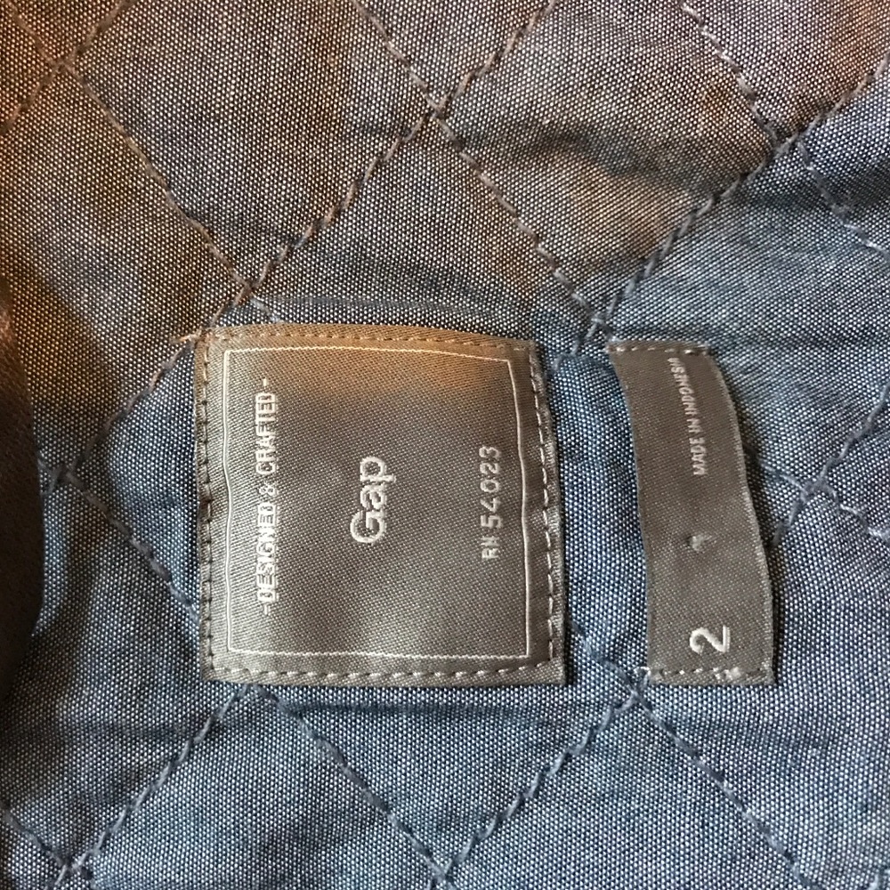 Grey gap canvas jacket - Picture 3 of 3