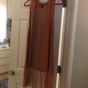 Long tassel vest