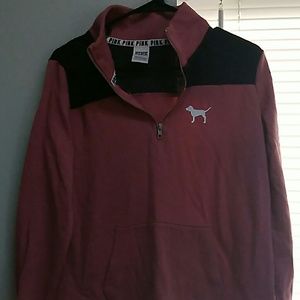 Pink Vs zip hoodie