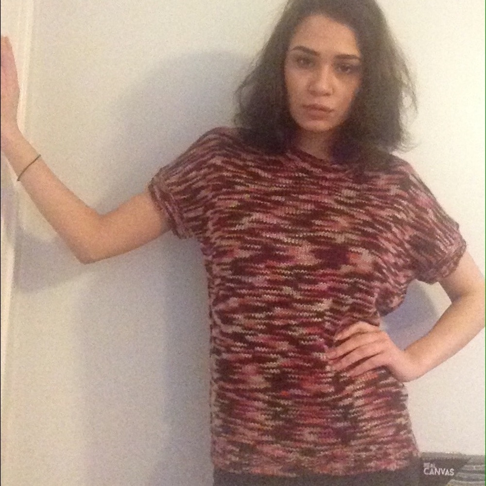 NWOT short sleeve sweater