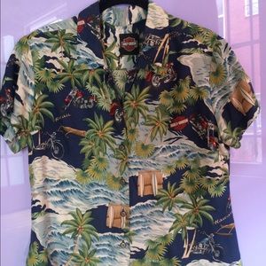 HARLEY DAVIDSON BUTTON-UP