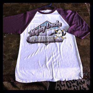Mighty Ducks of Anaheim Retro 3/4 sleeve
