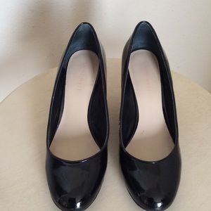 Nine West Patent Leather Wedge Shoes