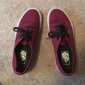 Maroon Vans