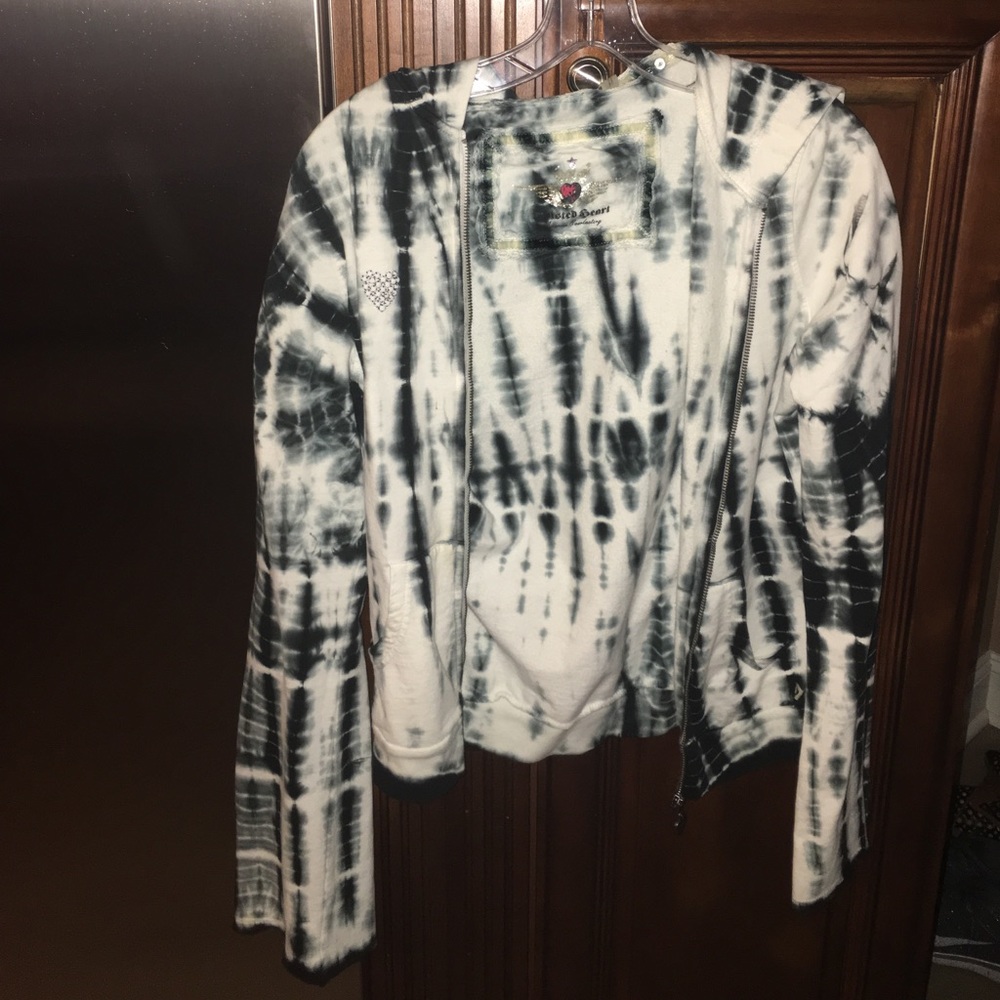 Tie dye sweatsuit jacket :)