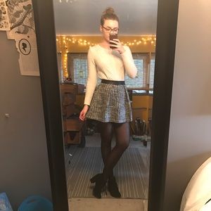 Forever 21 tweed mini skirt