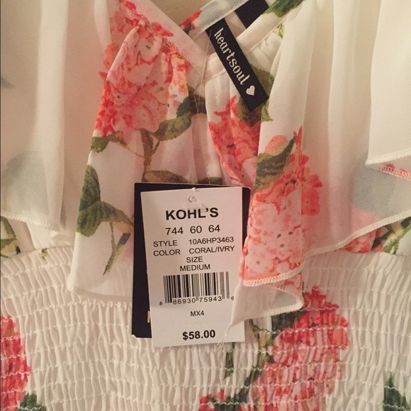 ❤️SOLD❤️High Low Floral Dress - Picture 4 of 4