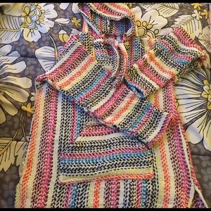 Multi colored drug rug