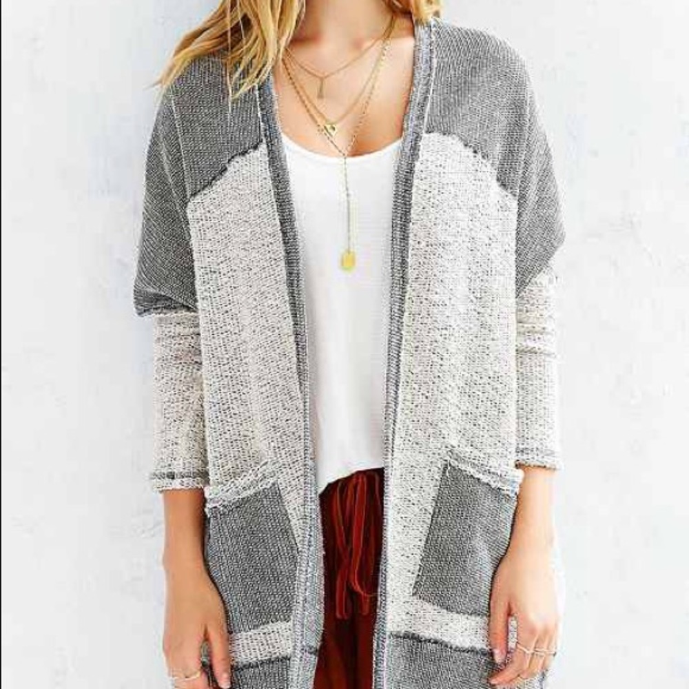 Ecote Colorblock Cardigan- Urban Outfitters