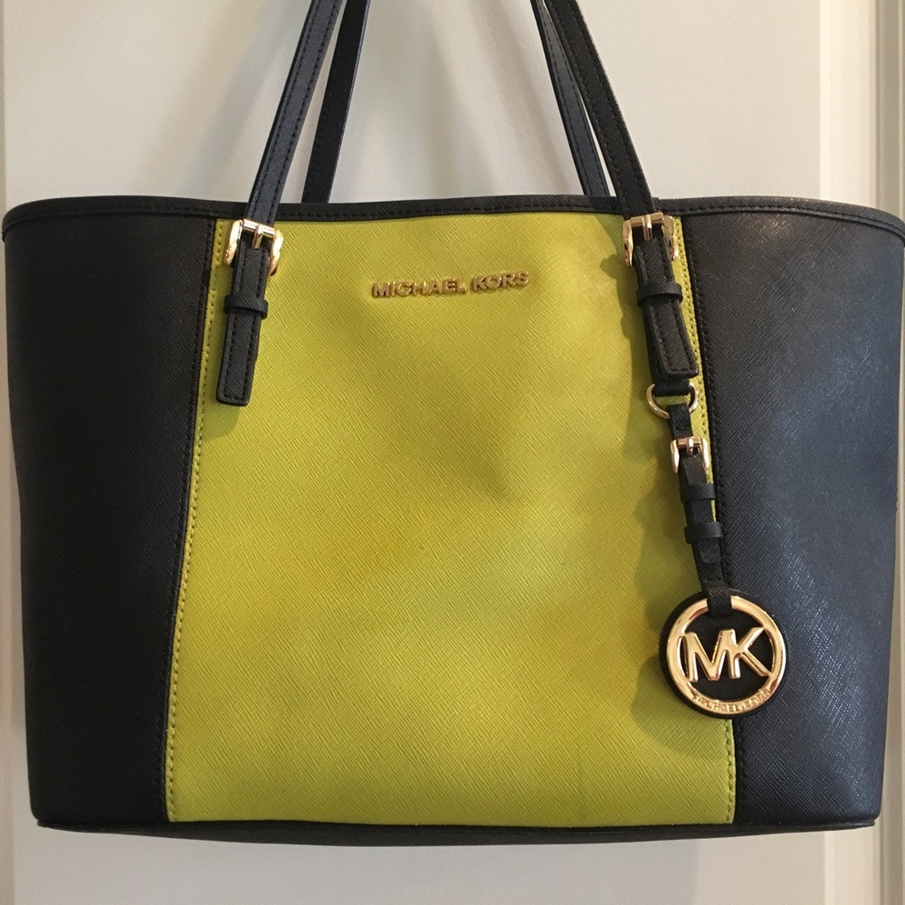 Michael Kors Jet Set Small Color Block Tote
