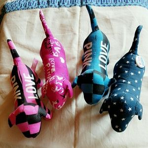 Ⓜ️Lot of 4 PINK dogs