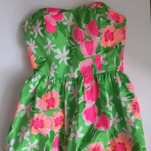 Lilly Pulitzer strapless dress