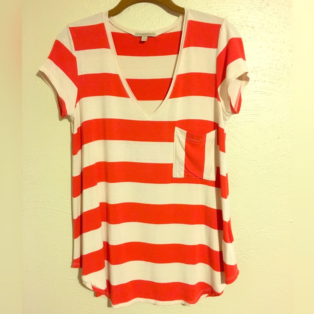 *FINAL PRICE Anthropologie Bordeaux tee top shirt