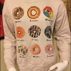 Donut days of the week sweatshirt