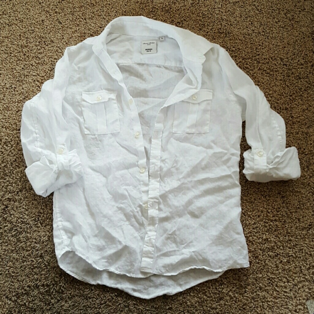 Linen button up shirt