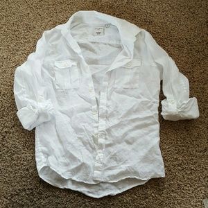 Linen button up shirt