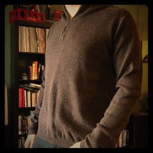 Banana Republic half-zip, merino wool pullover