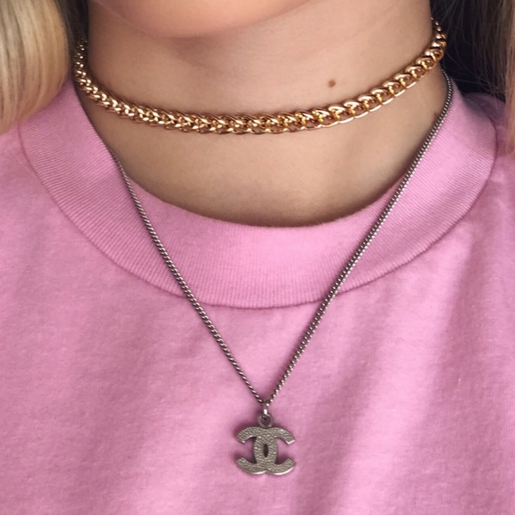 • baby gold chain choker • - Picture 4 of 4