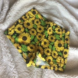 H&M Sunflower Shorts