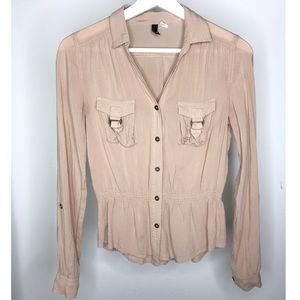 Nude Blouse