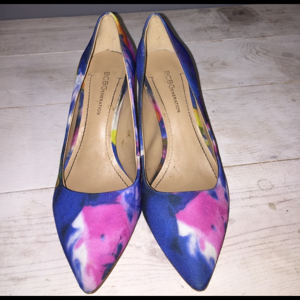 BCBGeneration multicolored heels