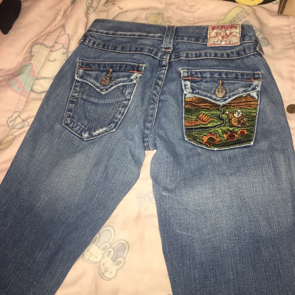 True religion bell bottom jeans