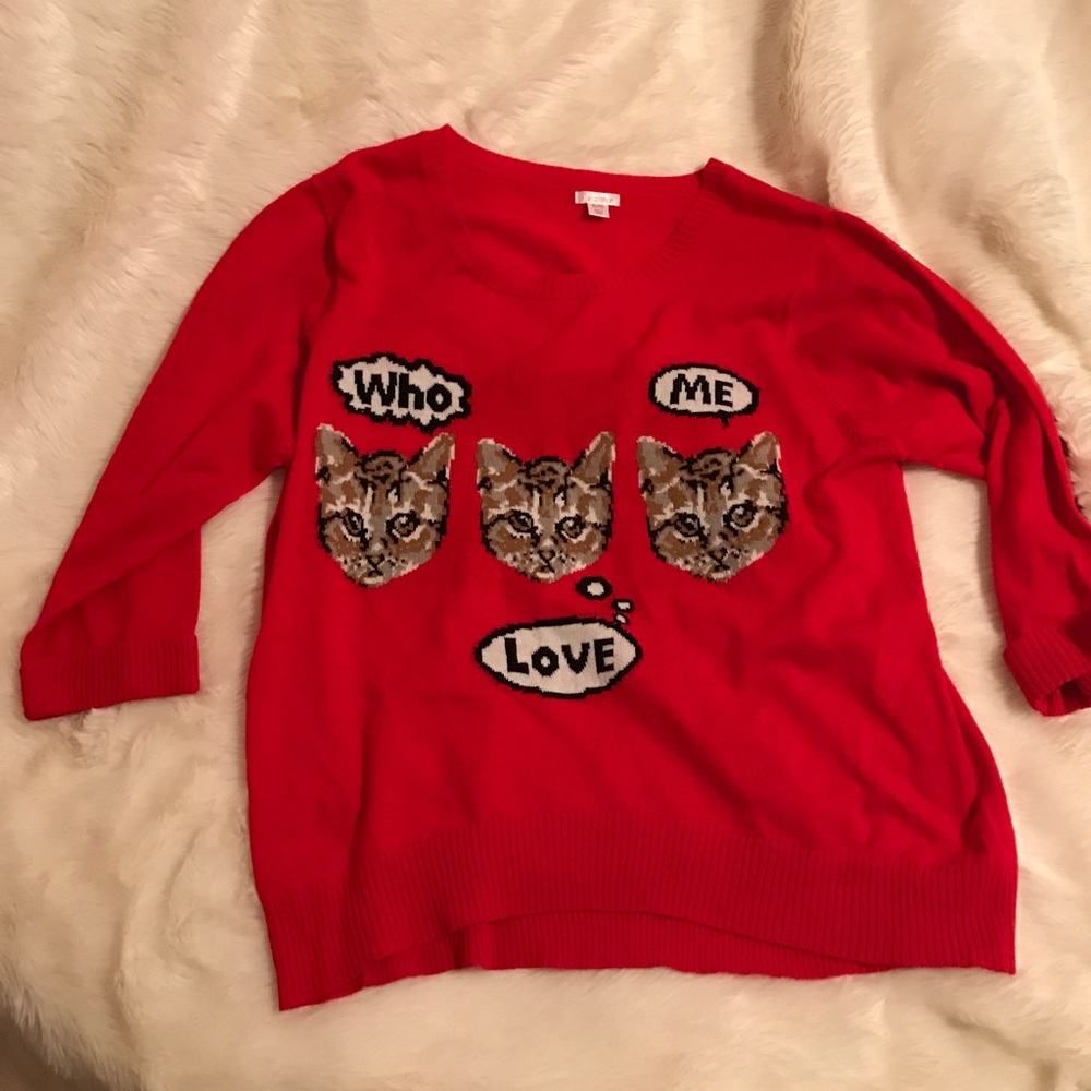 Cat Sweater (held for _hayleescloset_)