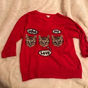 Cat Sweater (held for _hayleescloset_)