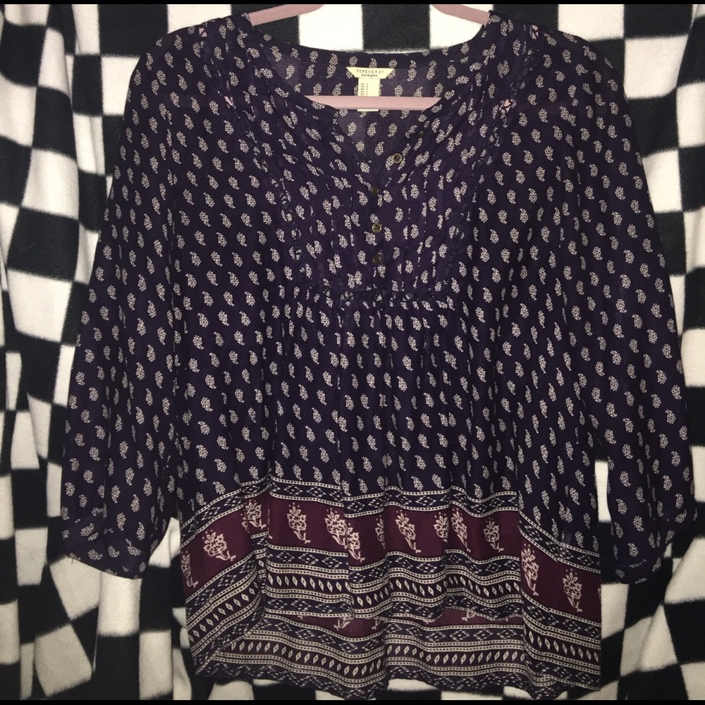 forever21 flowy top