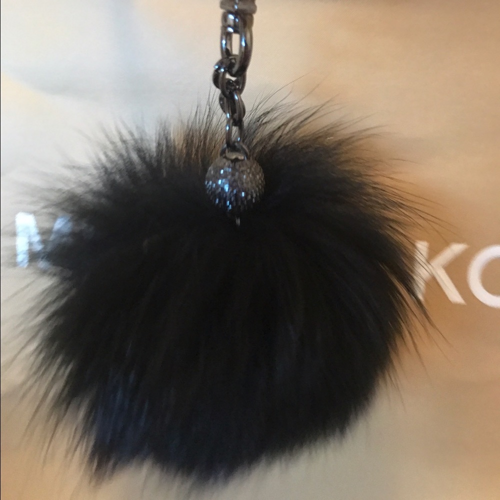 MK Pom Pom keychain