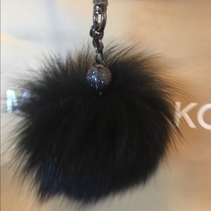 MK Pom Pom keychain