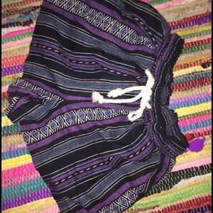 Mossimo Aztec Print Tie Shorts