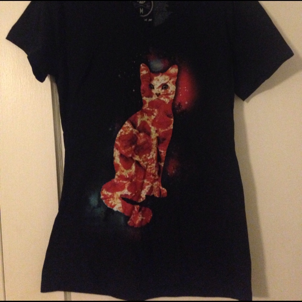 NWOT Pizza Cat Tee