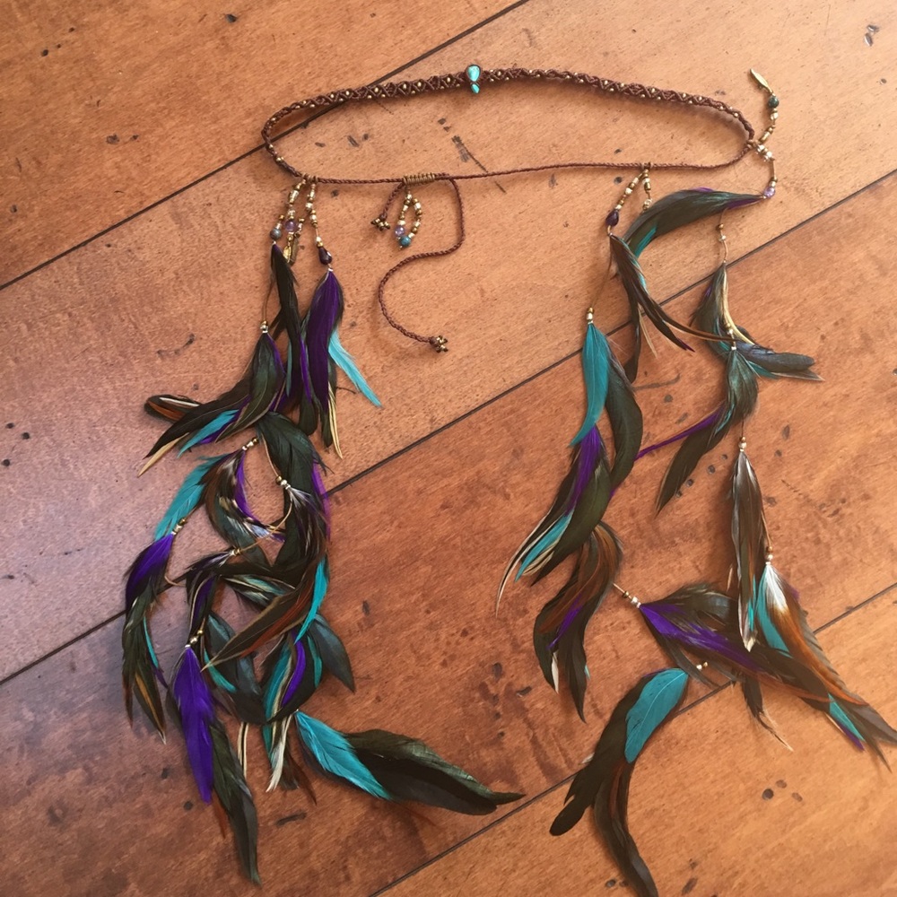 Feather headband